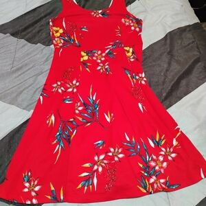K Jordan Scarlet Floral Dress
